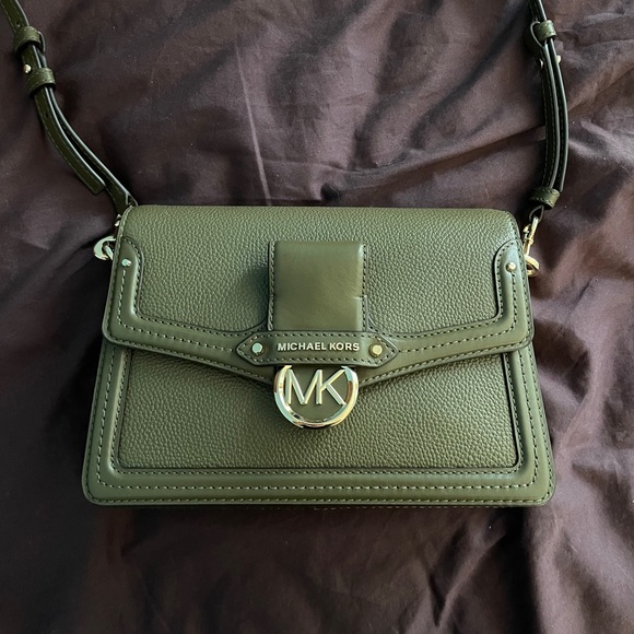 MK Jessie Medium Pebbled Leather Shoulder Bag - Picture 5 of 8